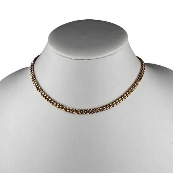 Atolea Gold Plated Chain Necklace 15"+ - Picture 1 of 9